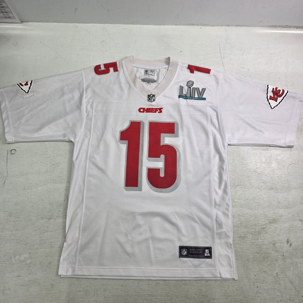Pro Line NFL Kansas City Chiefs Patrick Mahomes Super Bowl Jersey Men's Sz S VG+